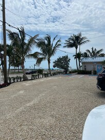 View from parking lot