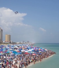 Condi is pictured here on the left… this picture was taken from the pier