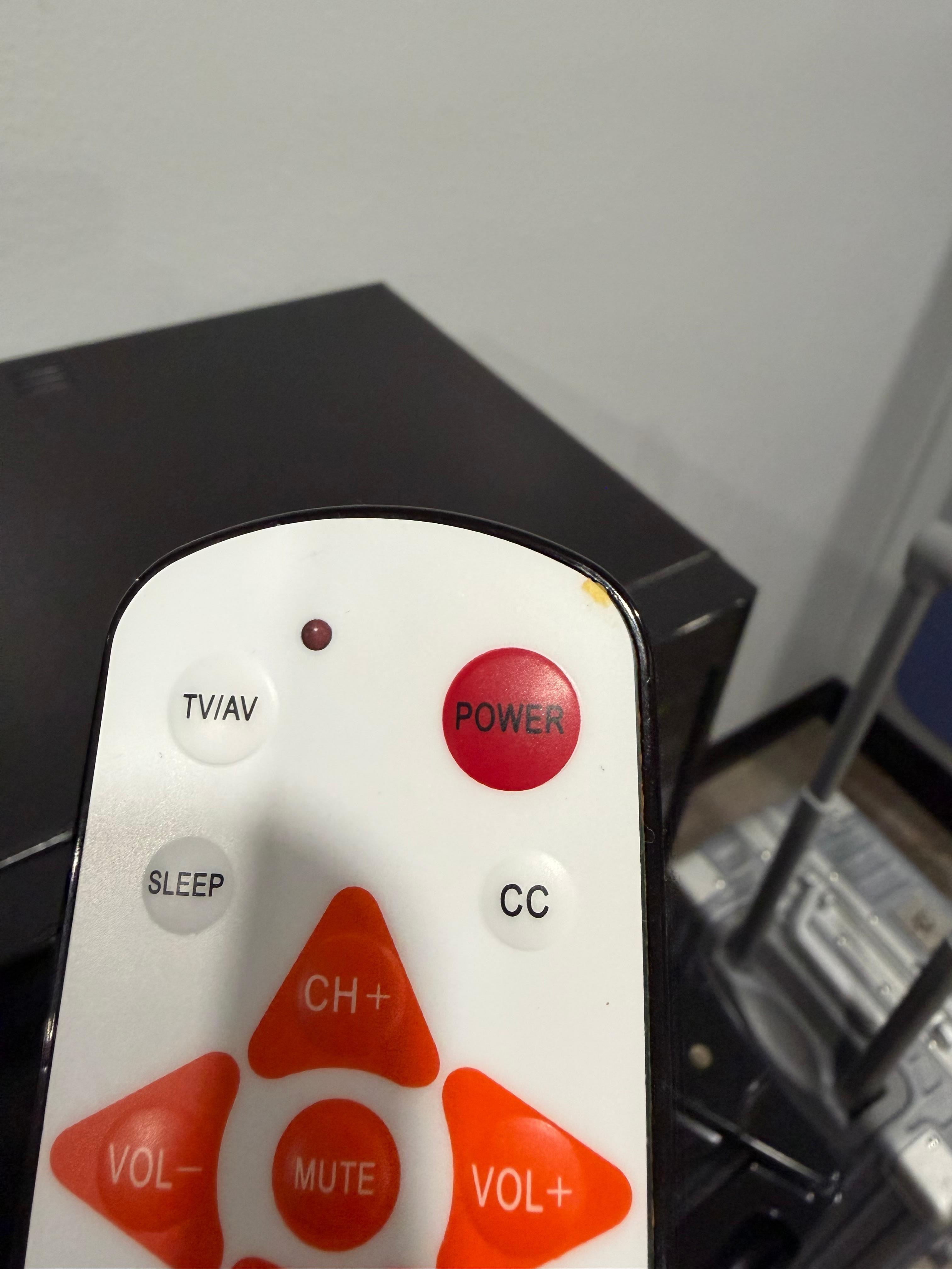 Sticky substance on the controller 