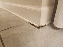 Master bathroom base board