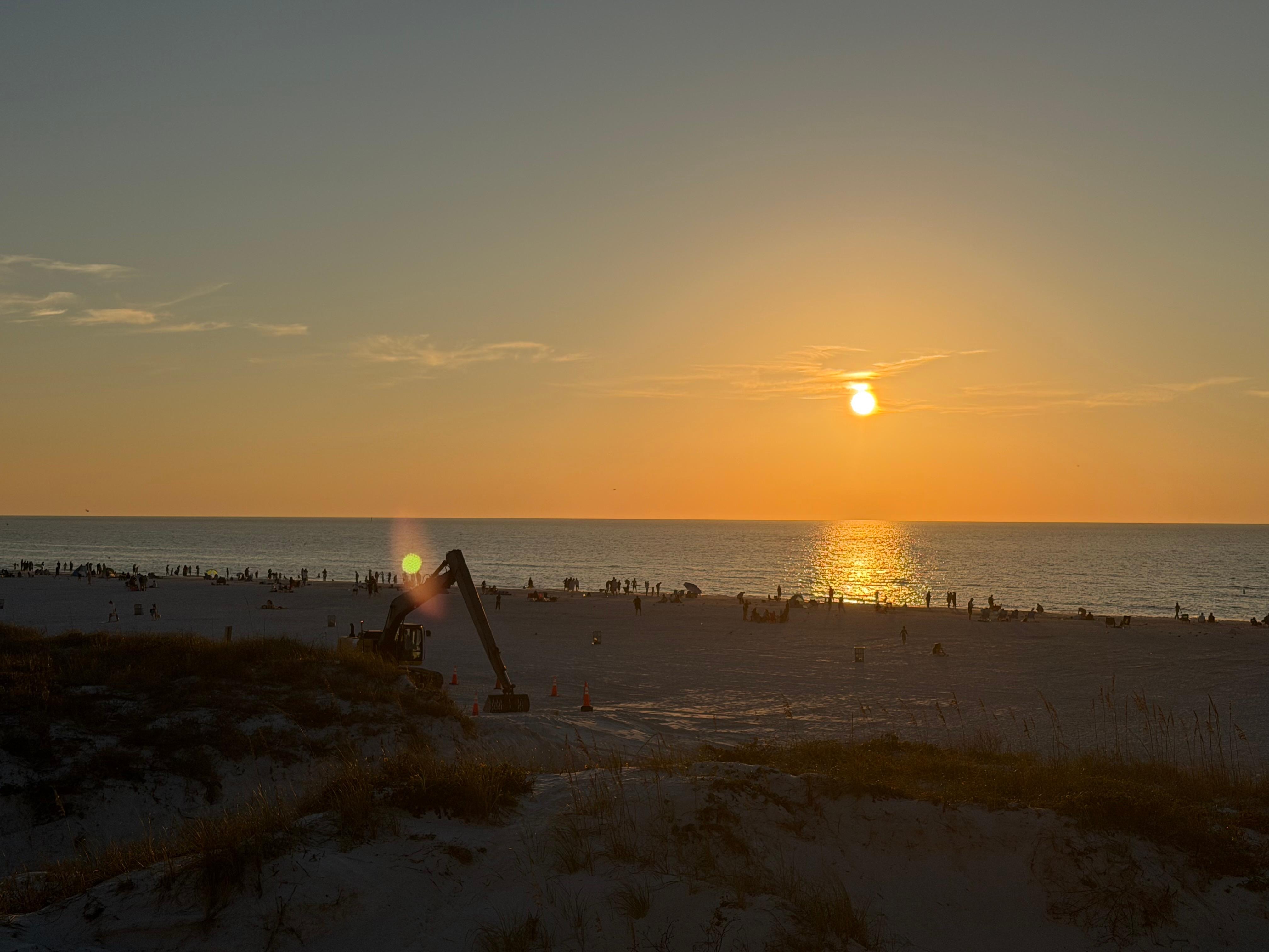 View from upper balcony (no zoom)