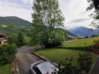 La vue depuis le balcon