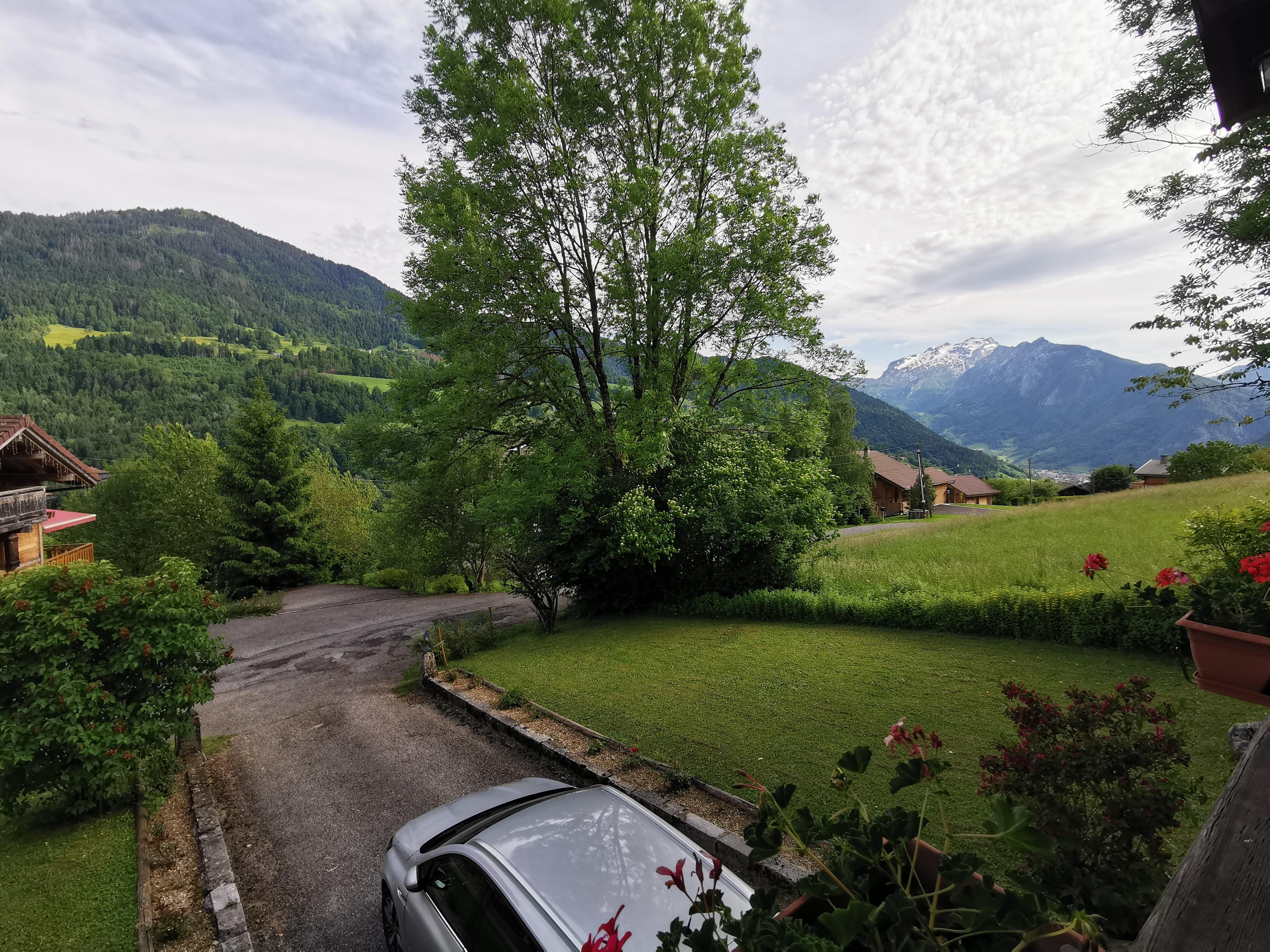 La vue depuis le balcon