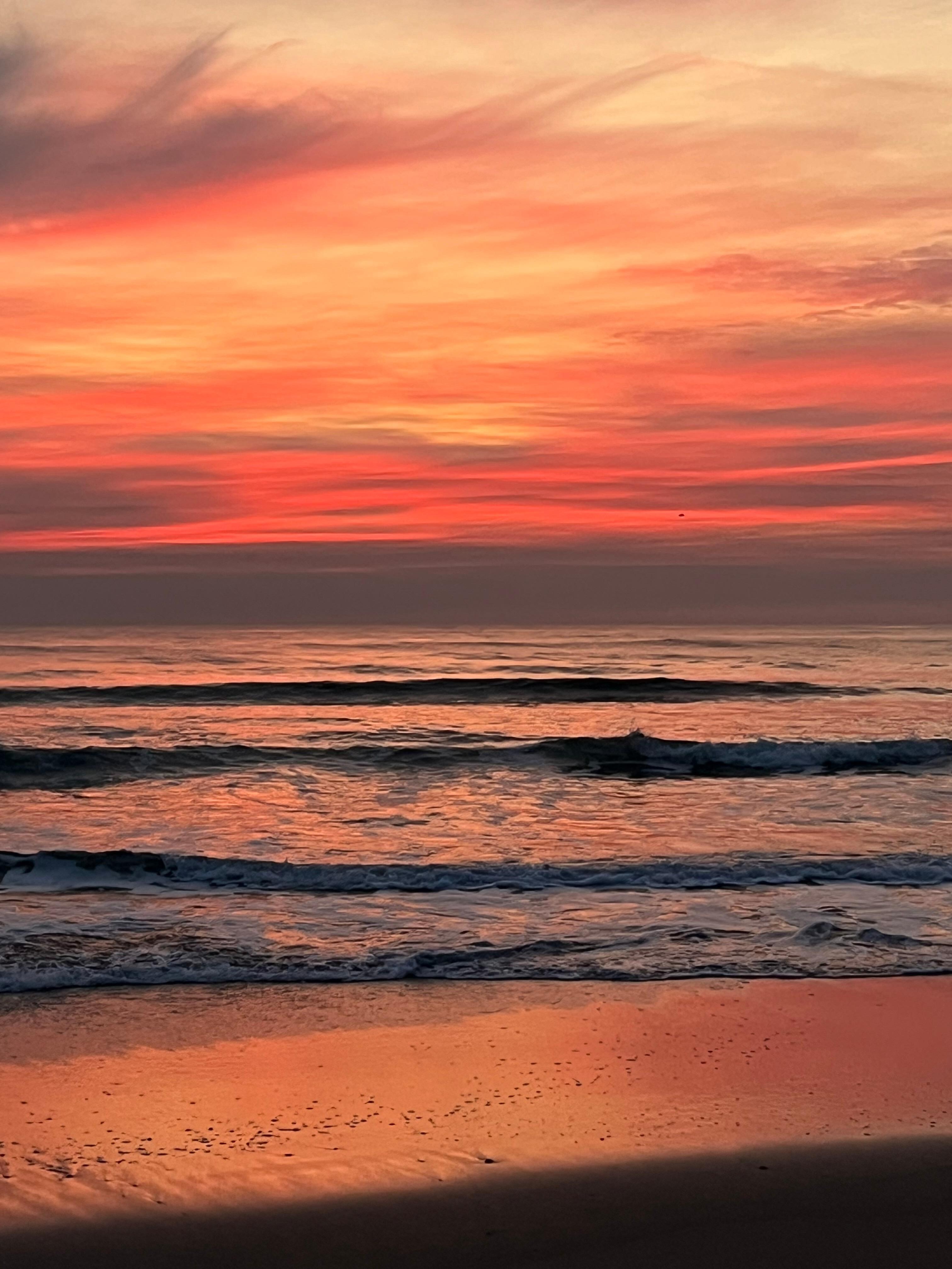 One of several beautiful sunrises. 