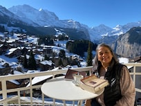 Our view from our window and patio