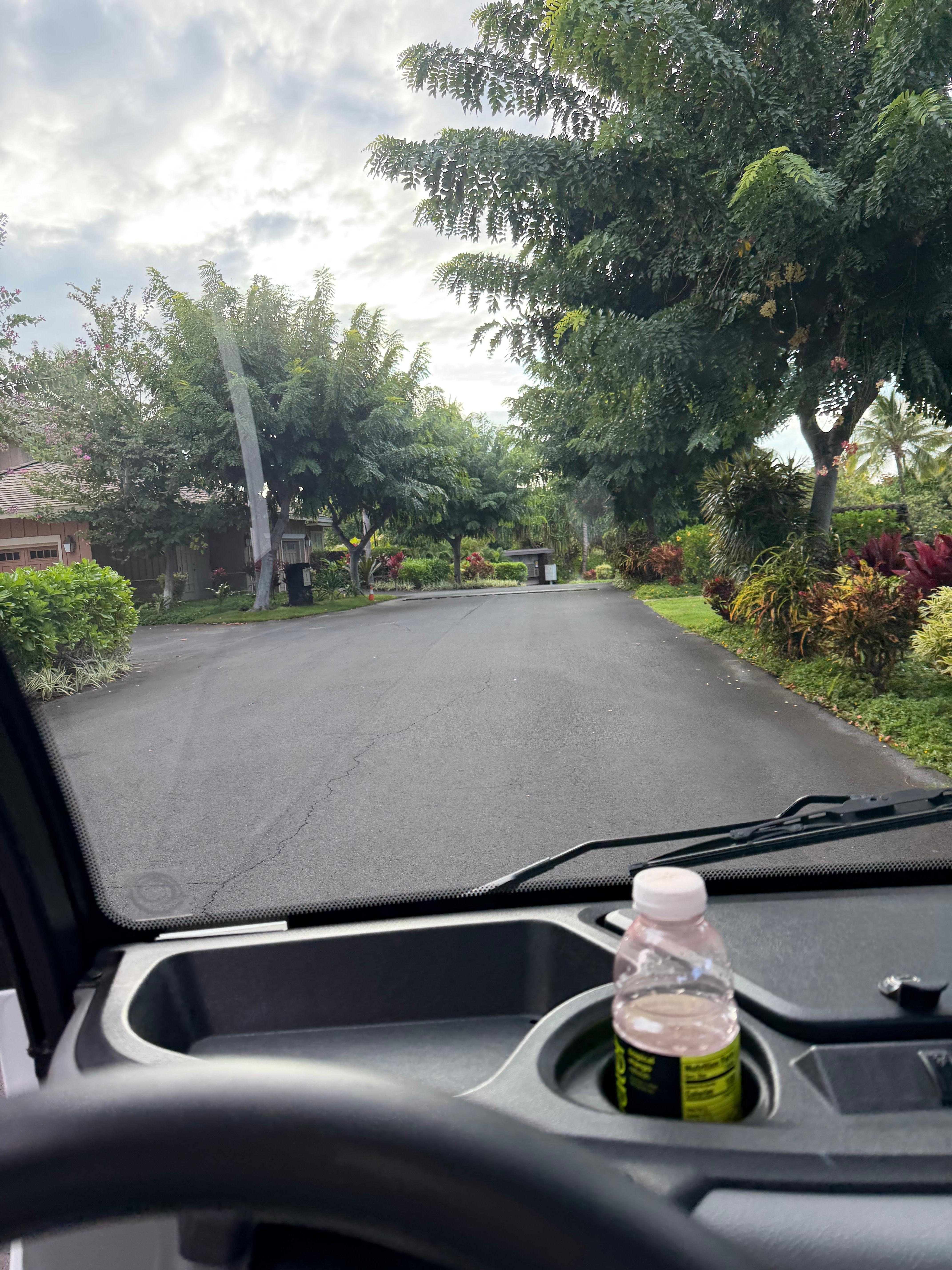 Running to the market in the Gem.