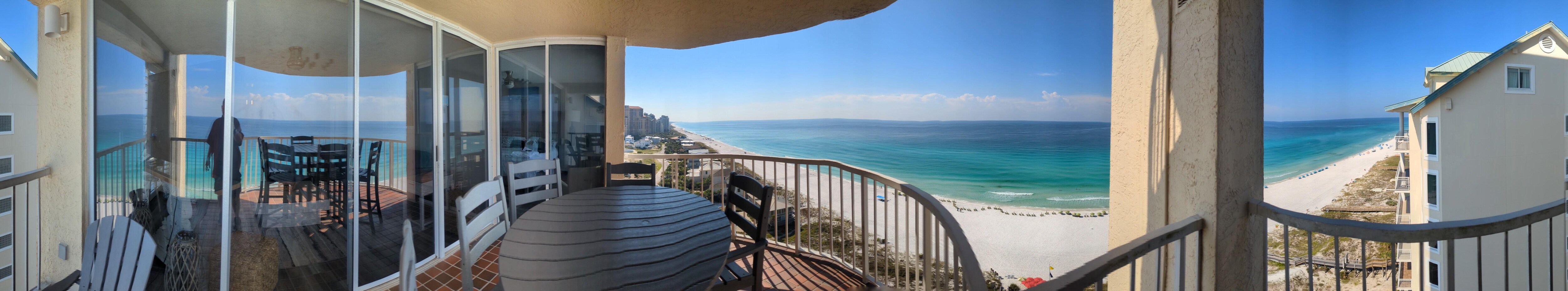 Panorama of the balcony