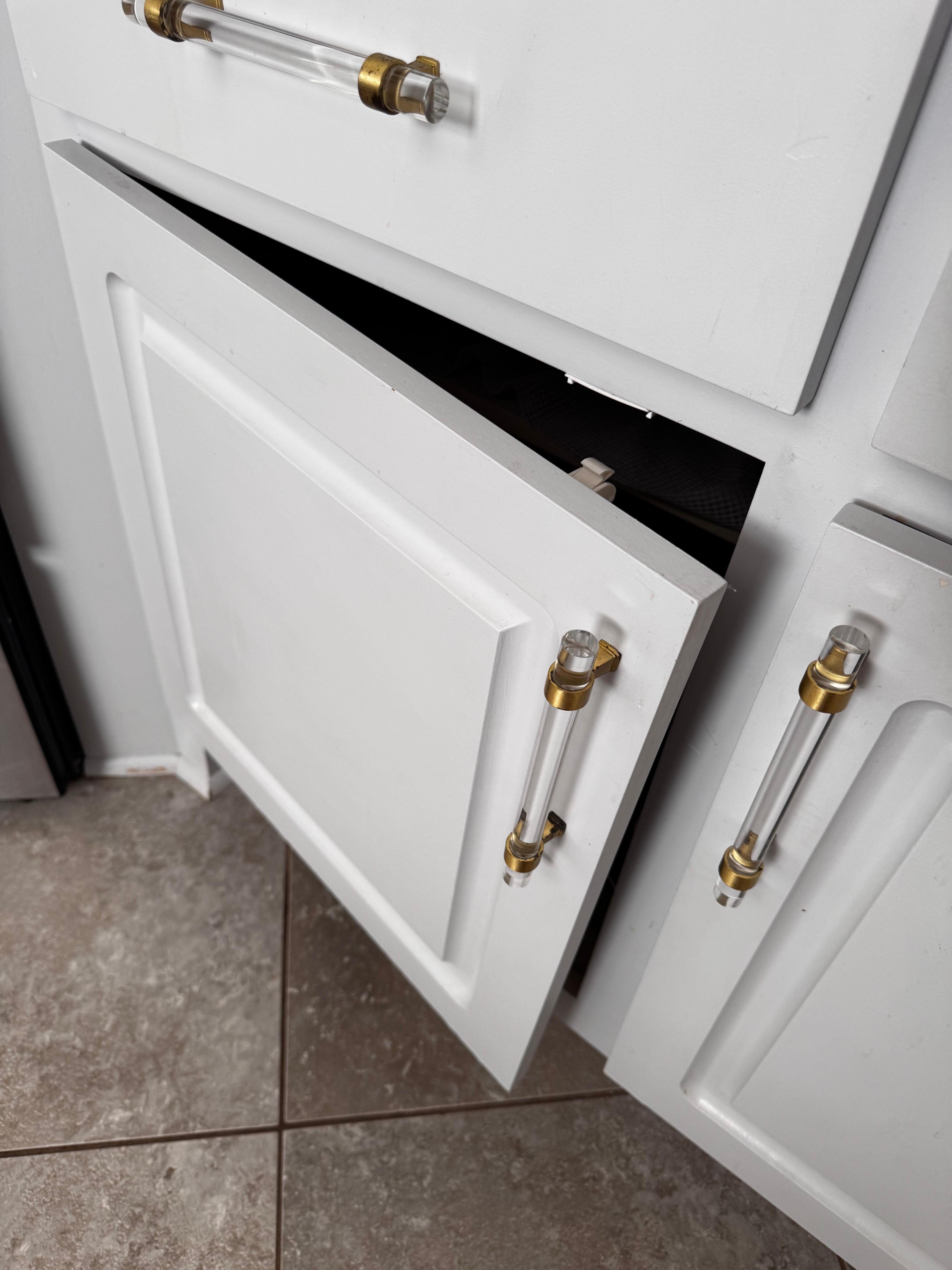 Hanging kitchen cabinet.. there were more