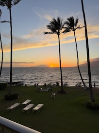 Sunset from the lanai.