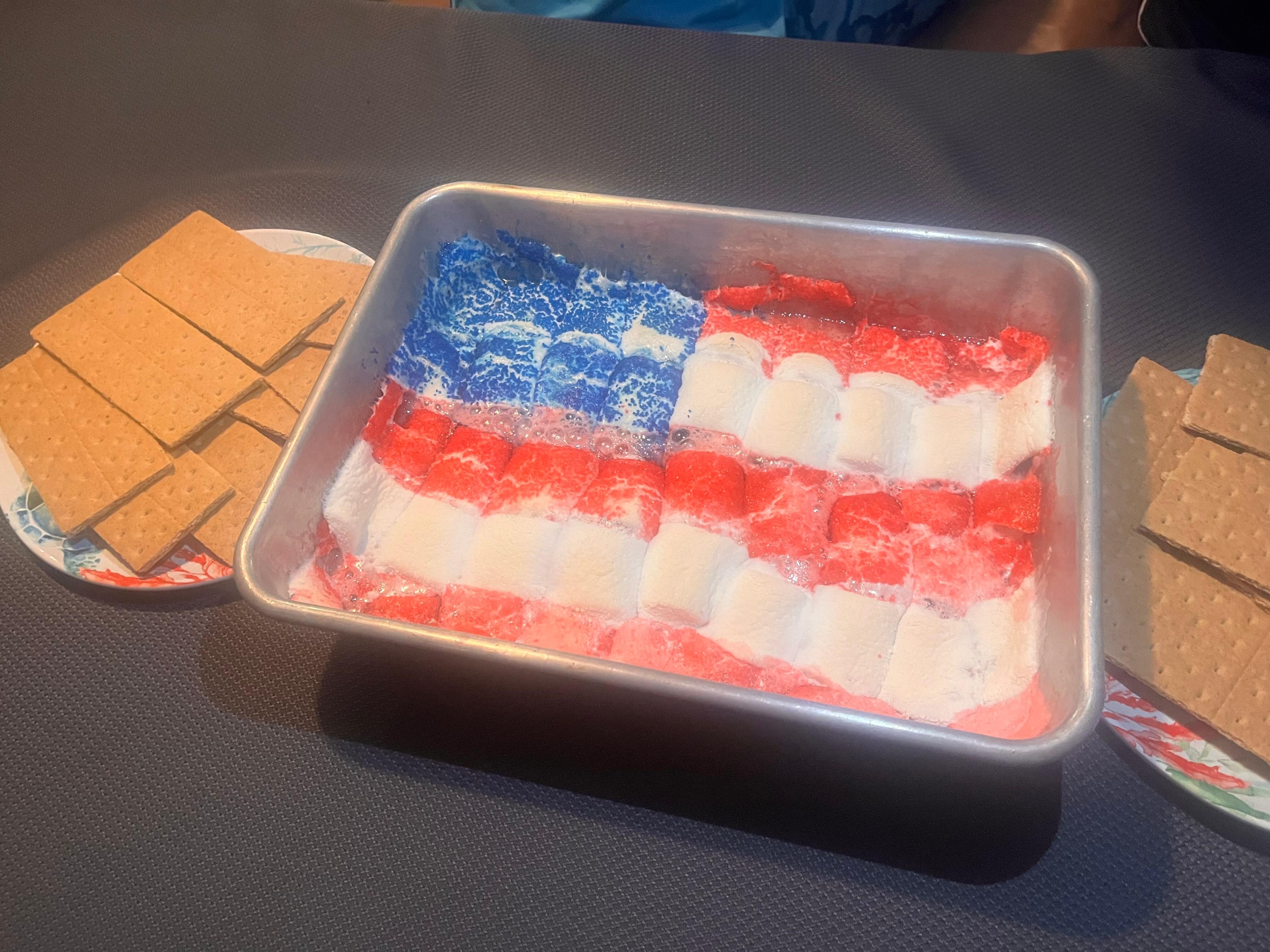 4th of July treat to end our trip