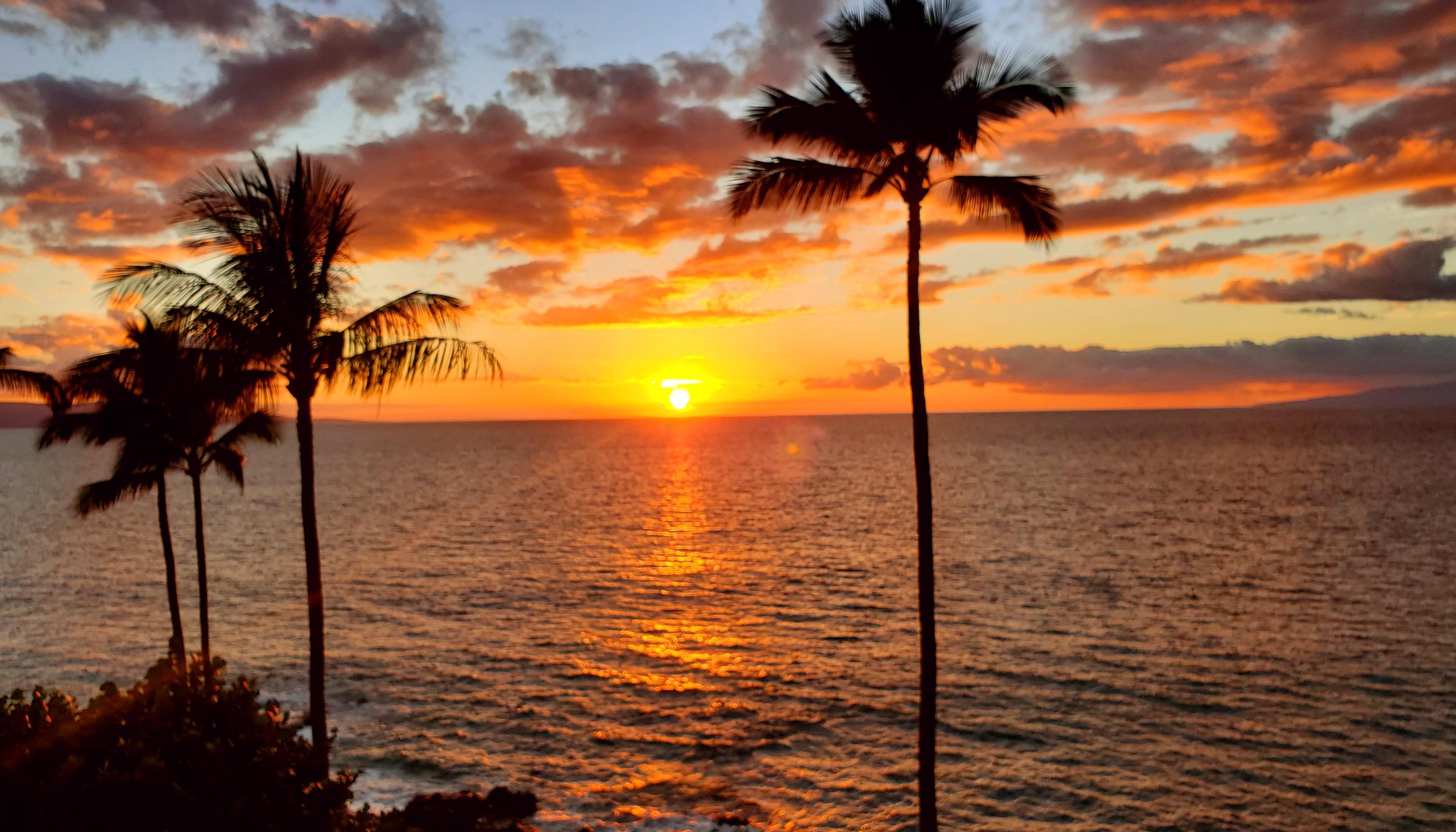 Sunset from the lanai