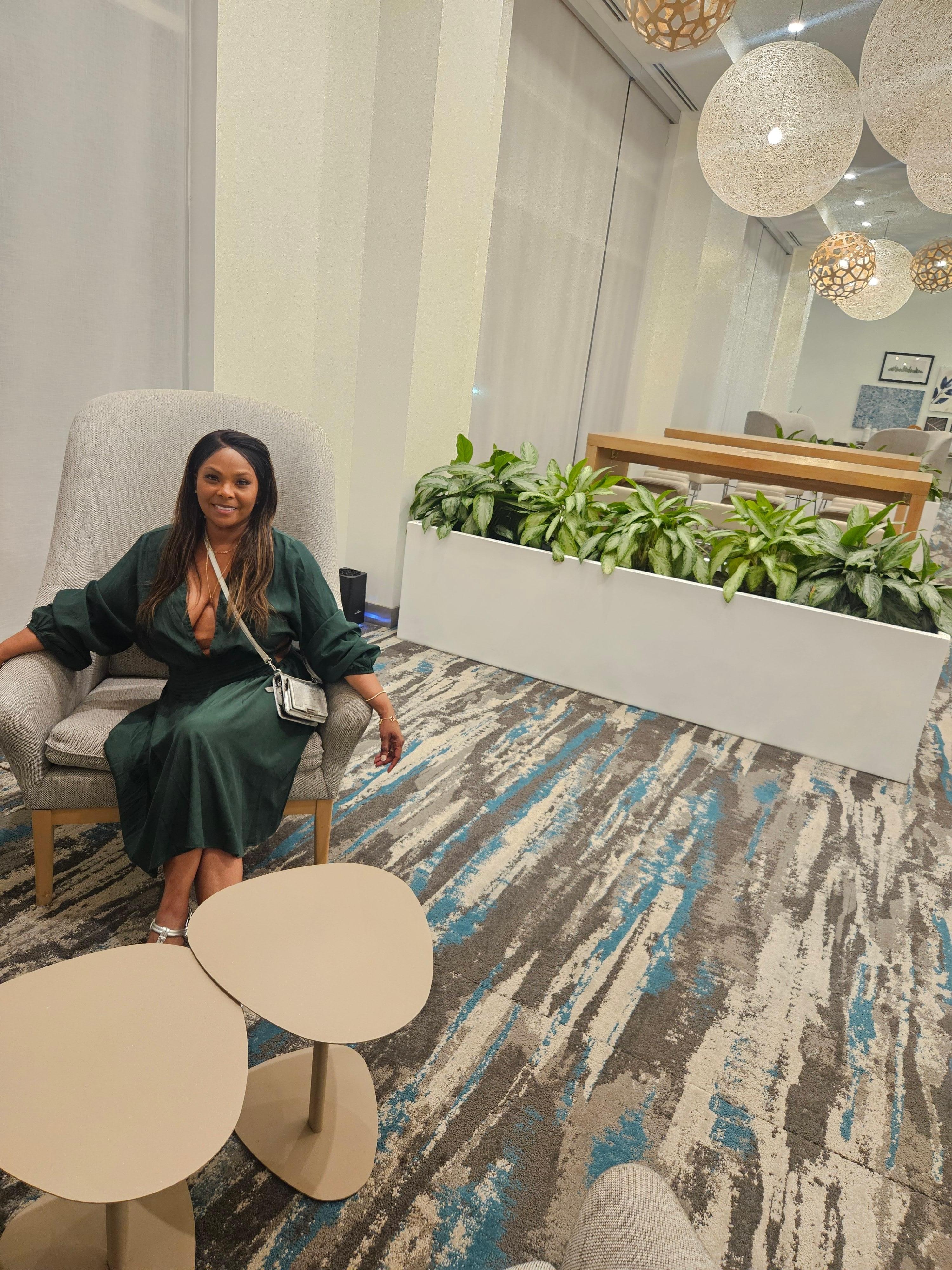 A section of the lobby area. 