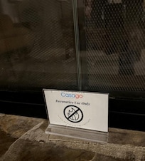 fireplace... decoration only