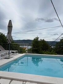 View from the pool at Villa Rosa.