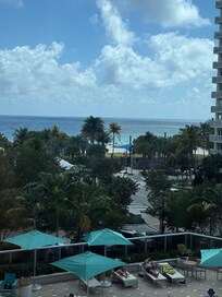 View from hotel rooftop