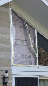 The cracked window