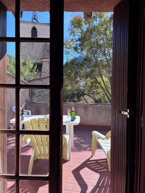 The view from the terrace