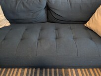 All the furniture was dirty and gross.