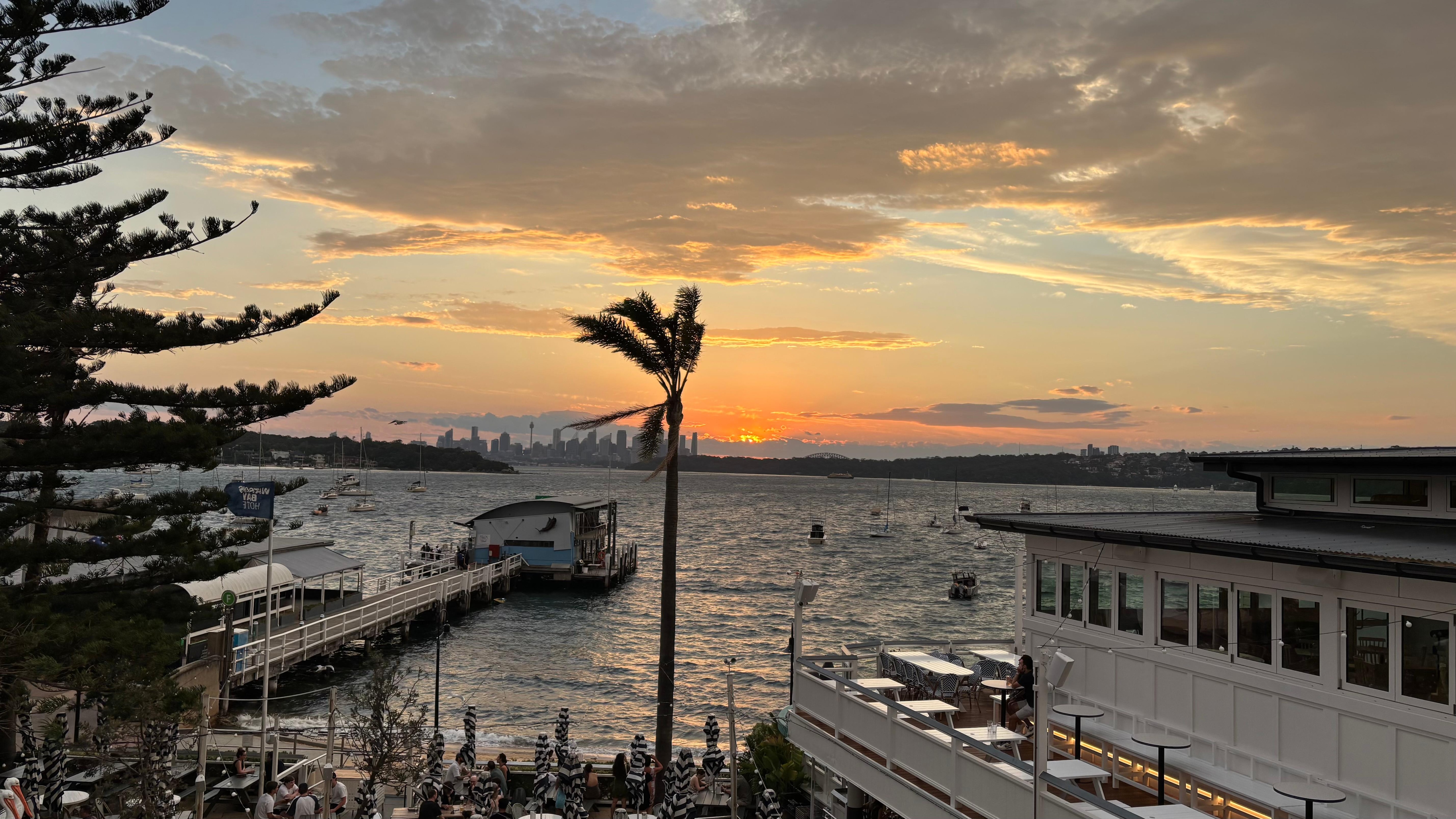 View from our balcony