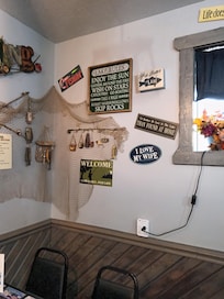 At a diner close to where we stayed