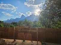 View from the patio.