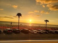 Sunset from the balcony