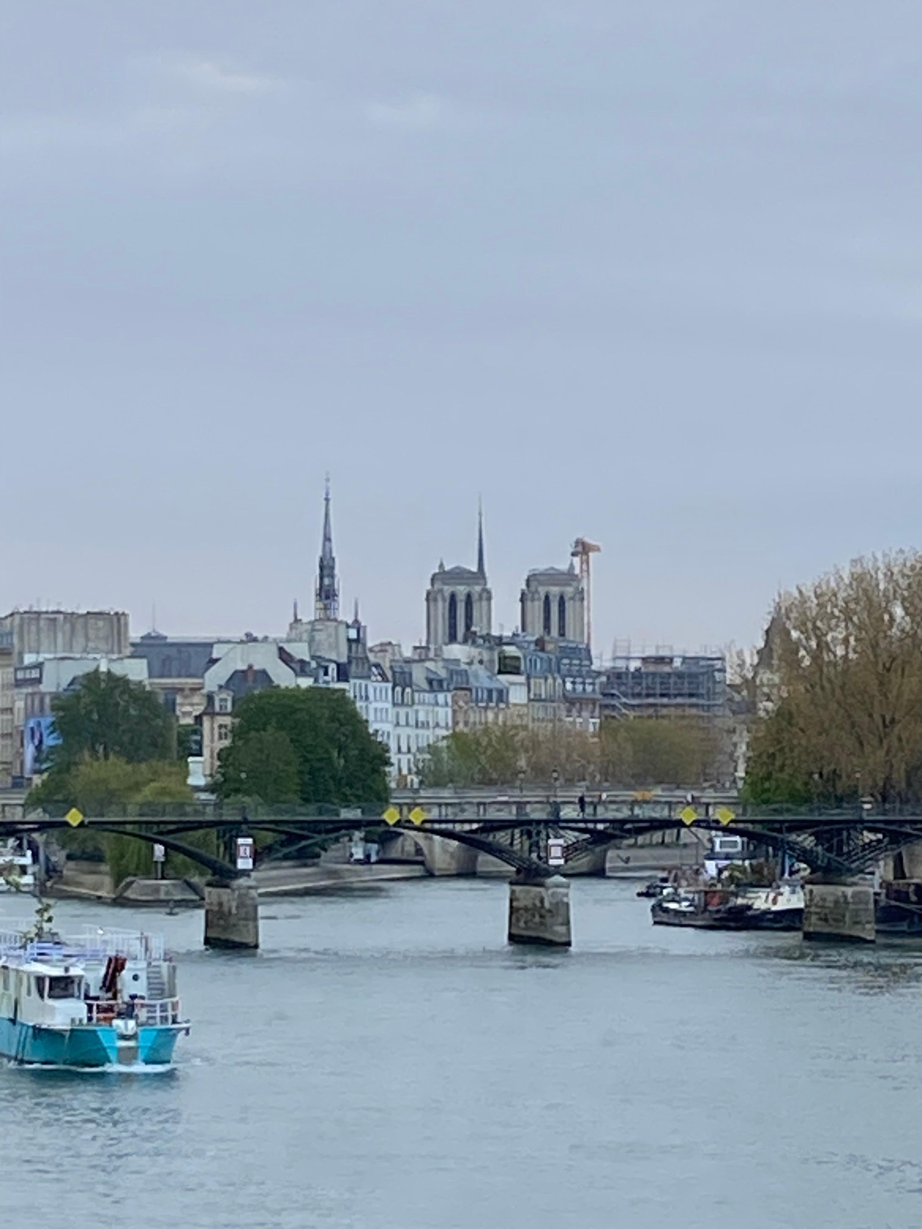 Across street from hotel