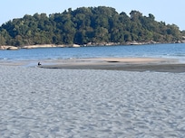 Beautiful beach and clear water