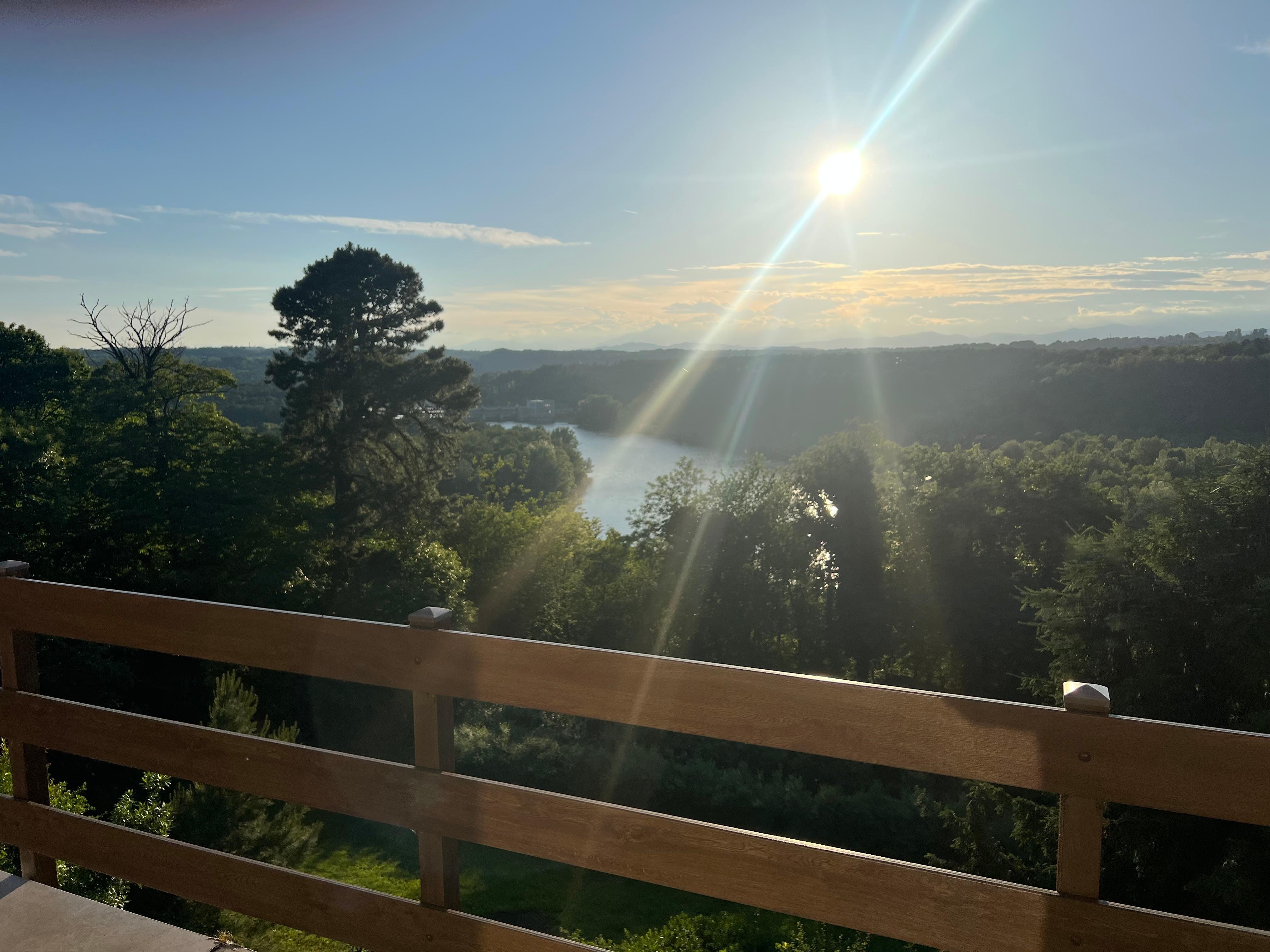 Perfect sunset view