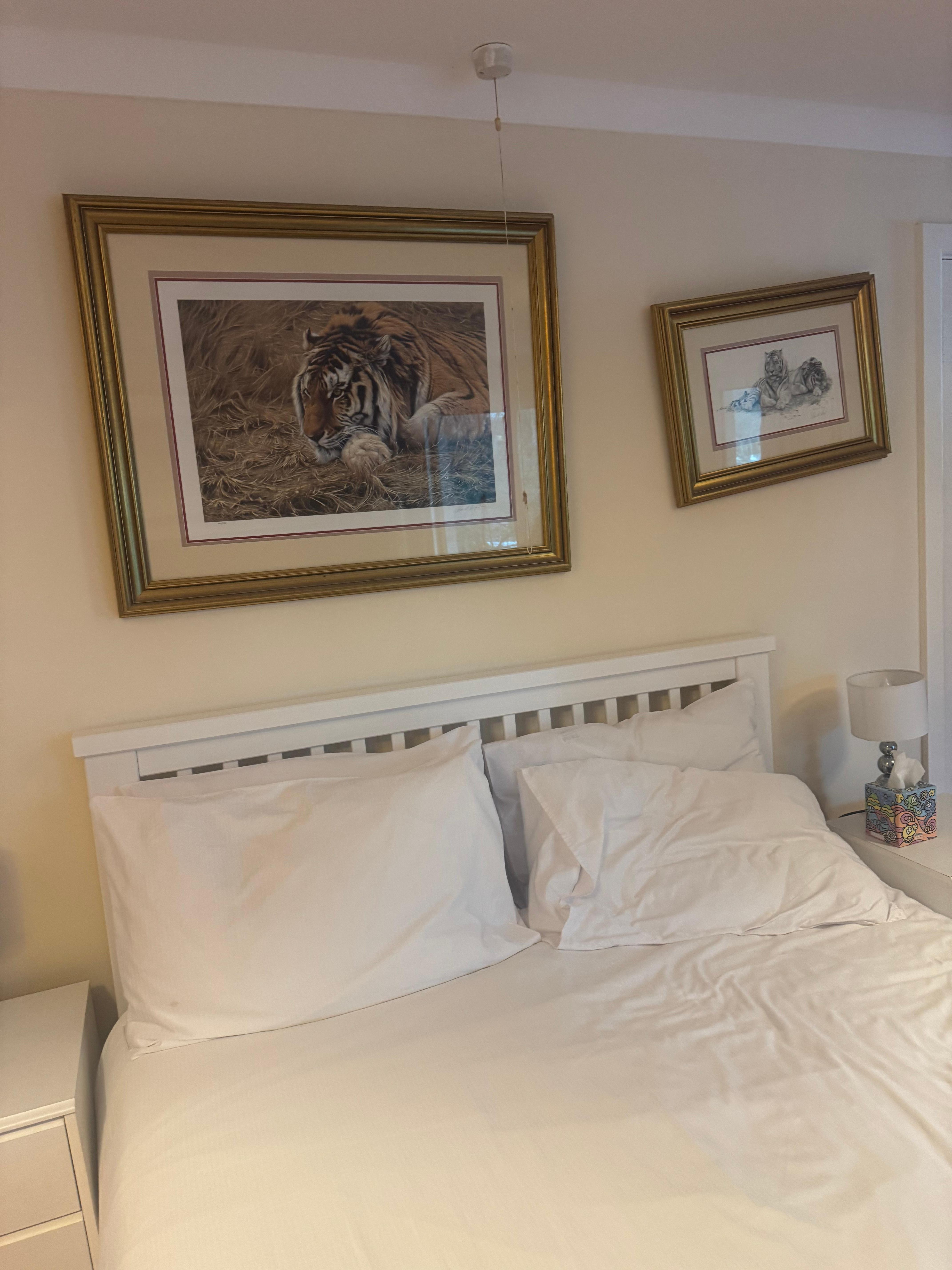 Crumpled, unmade beds