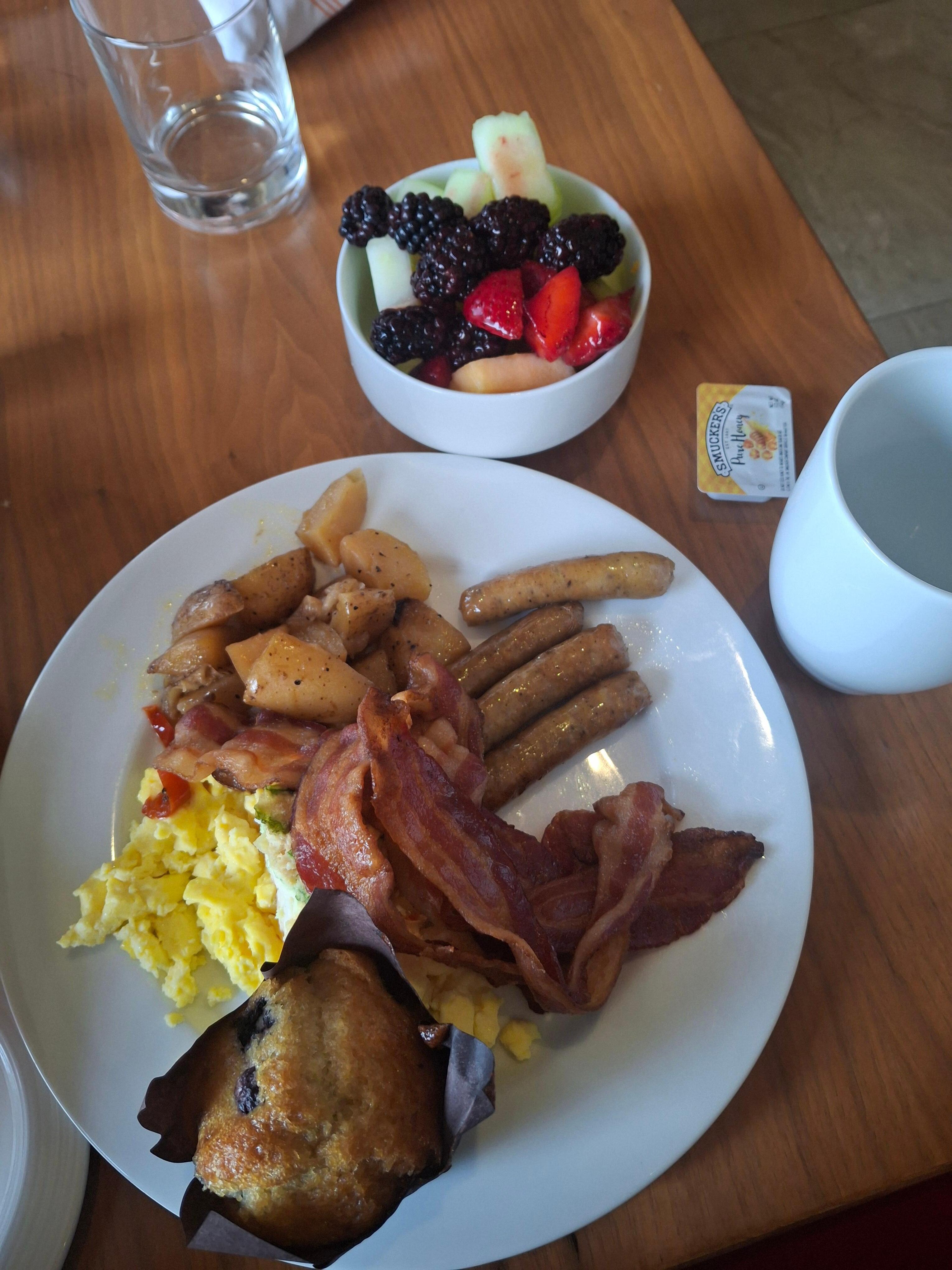 Breakfast buffet in the Quench restaurant!