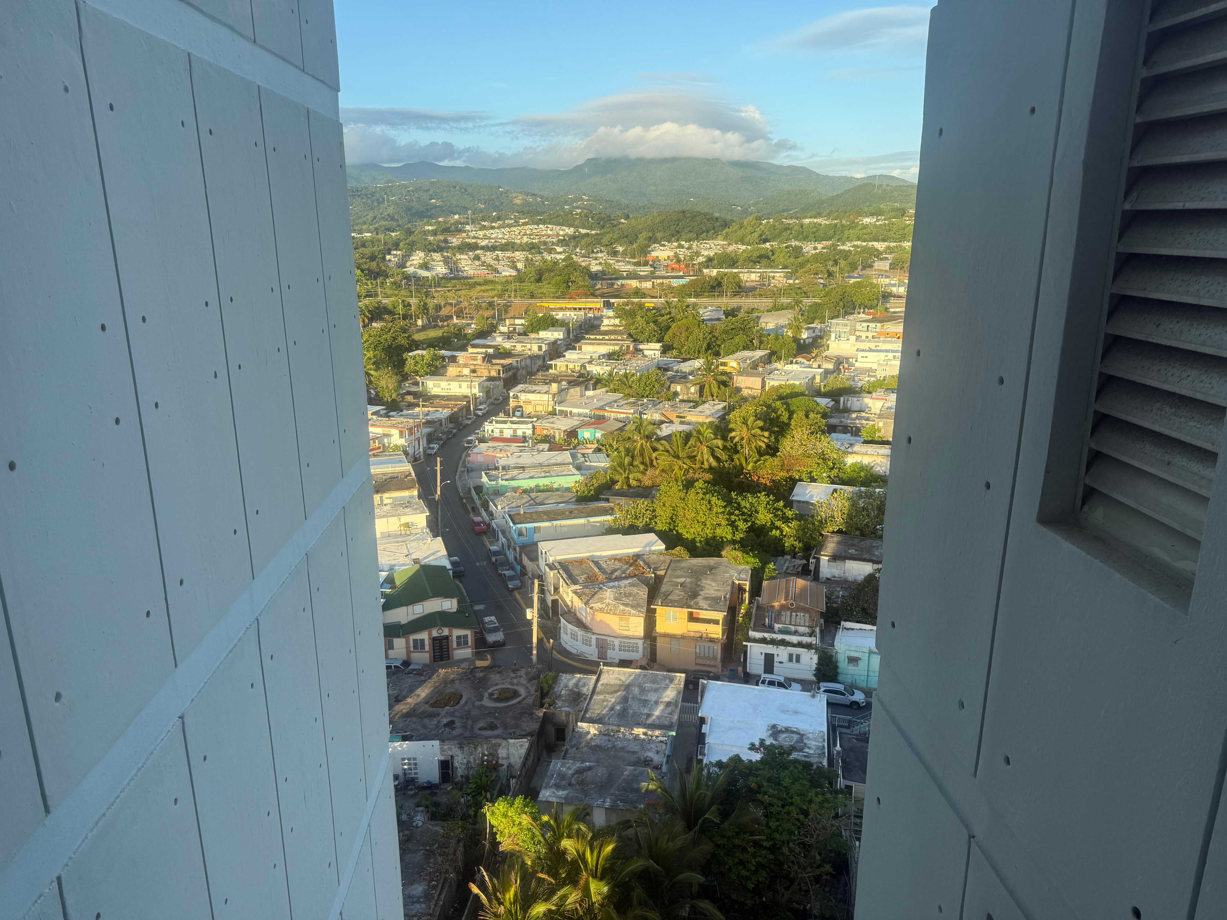 Inland side of the facility.