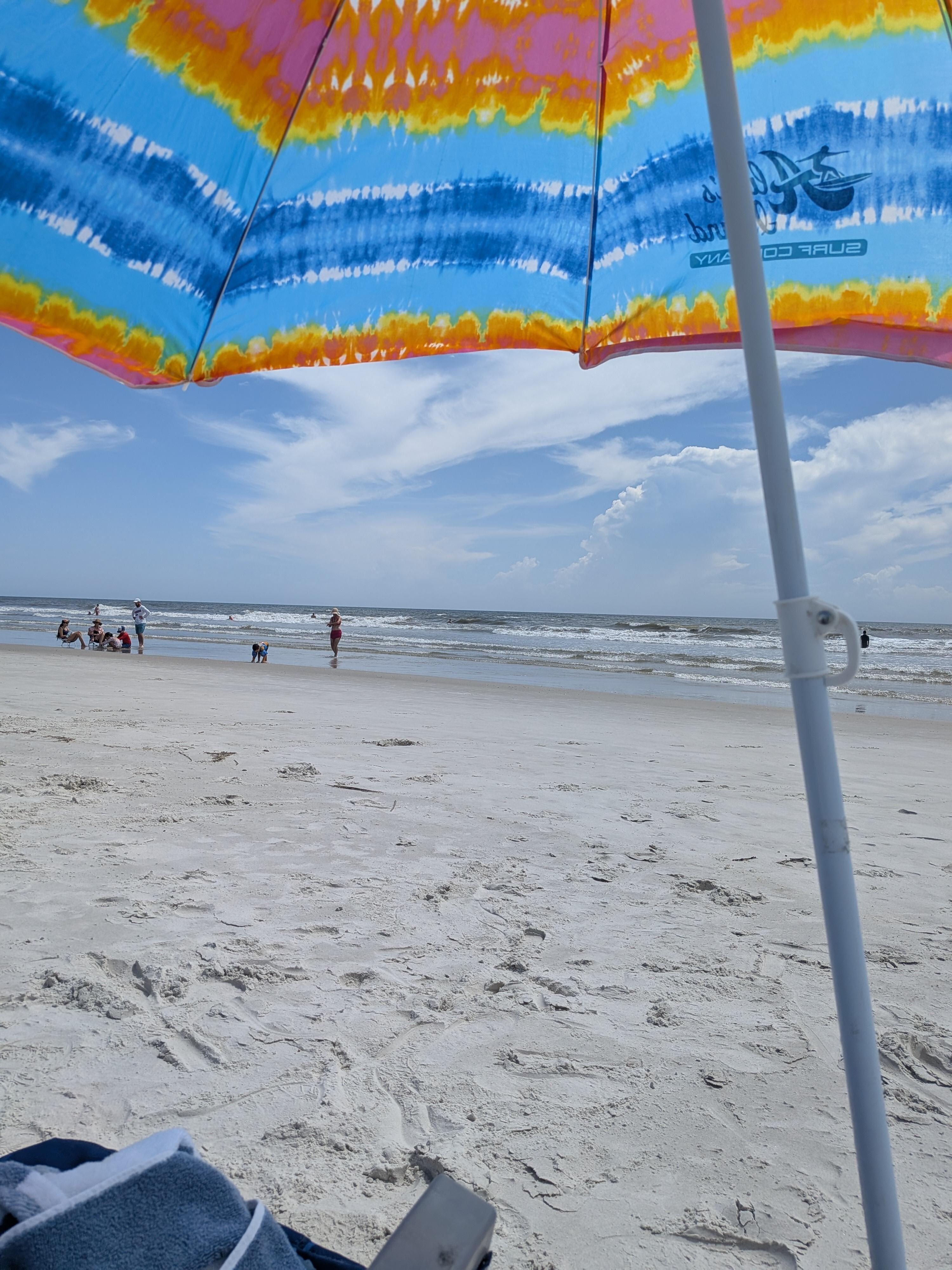 The beach