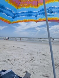 The beach