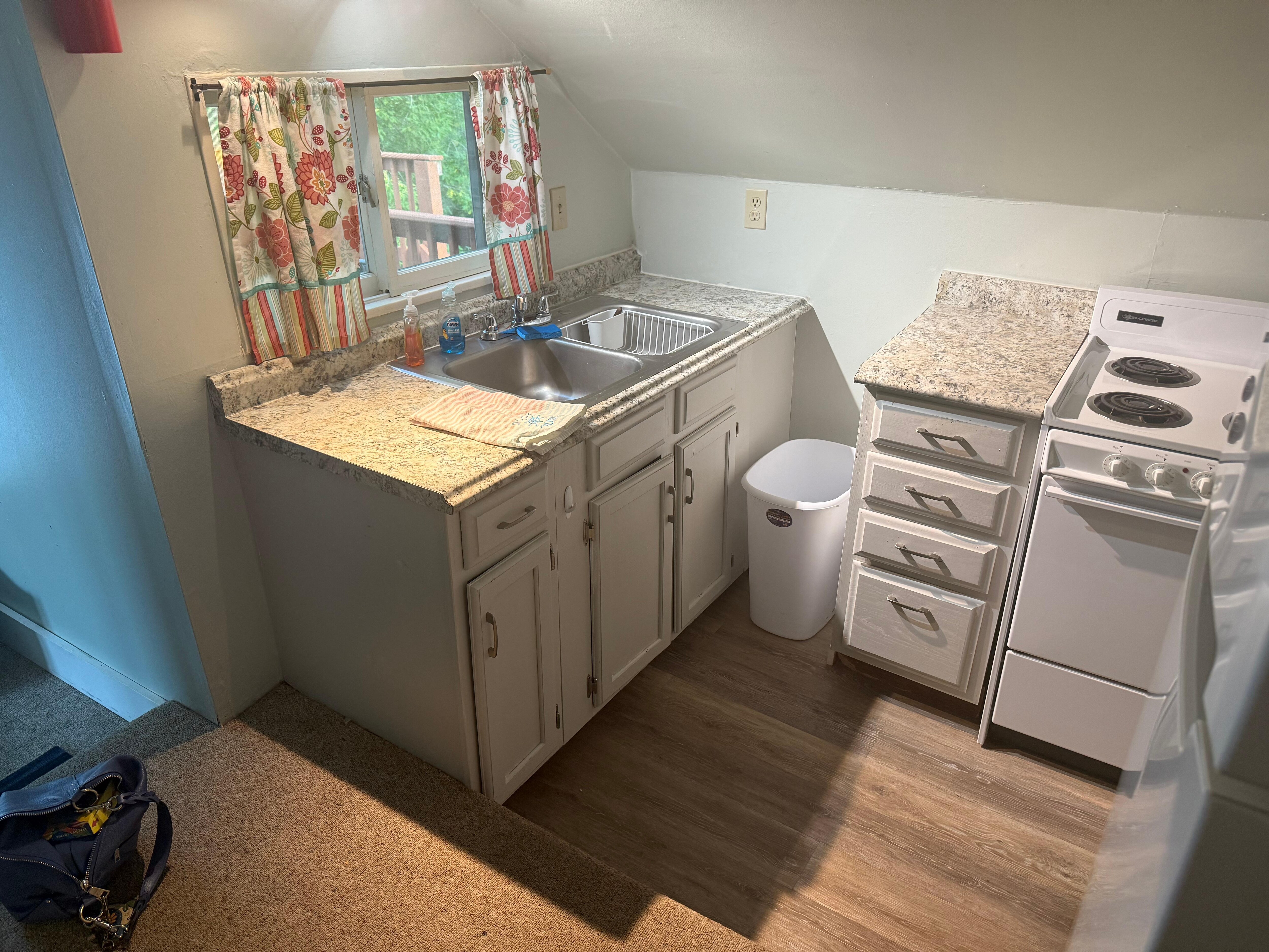 Cute little kitchen (step down)