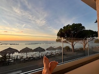 Sunrise view from the balcony