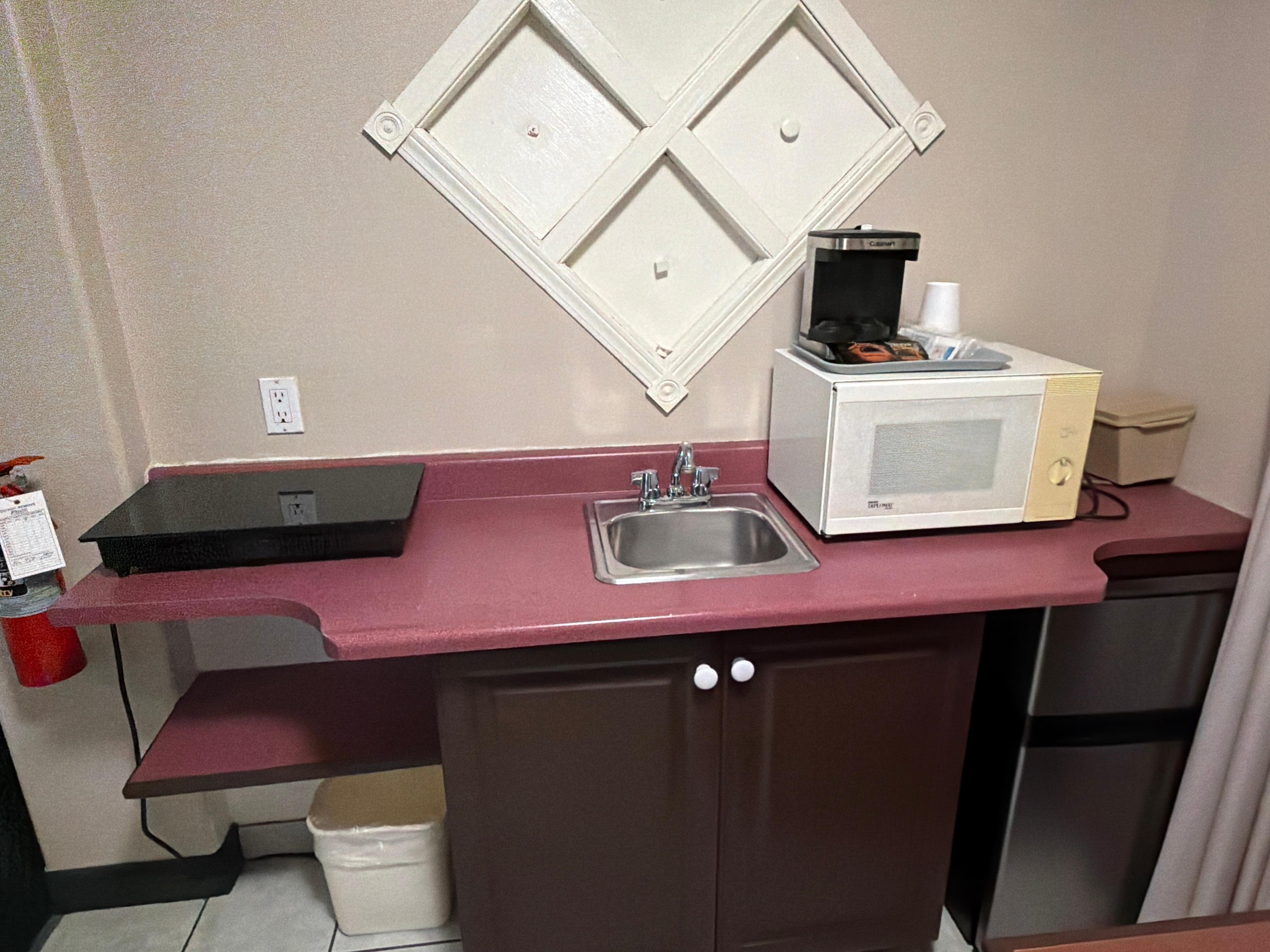 Cooktop with kitchen sink