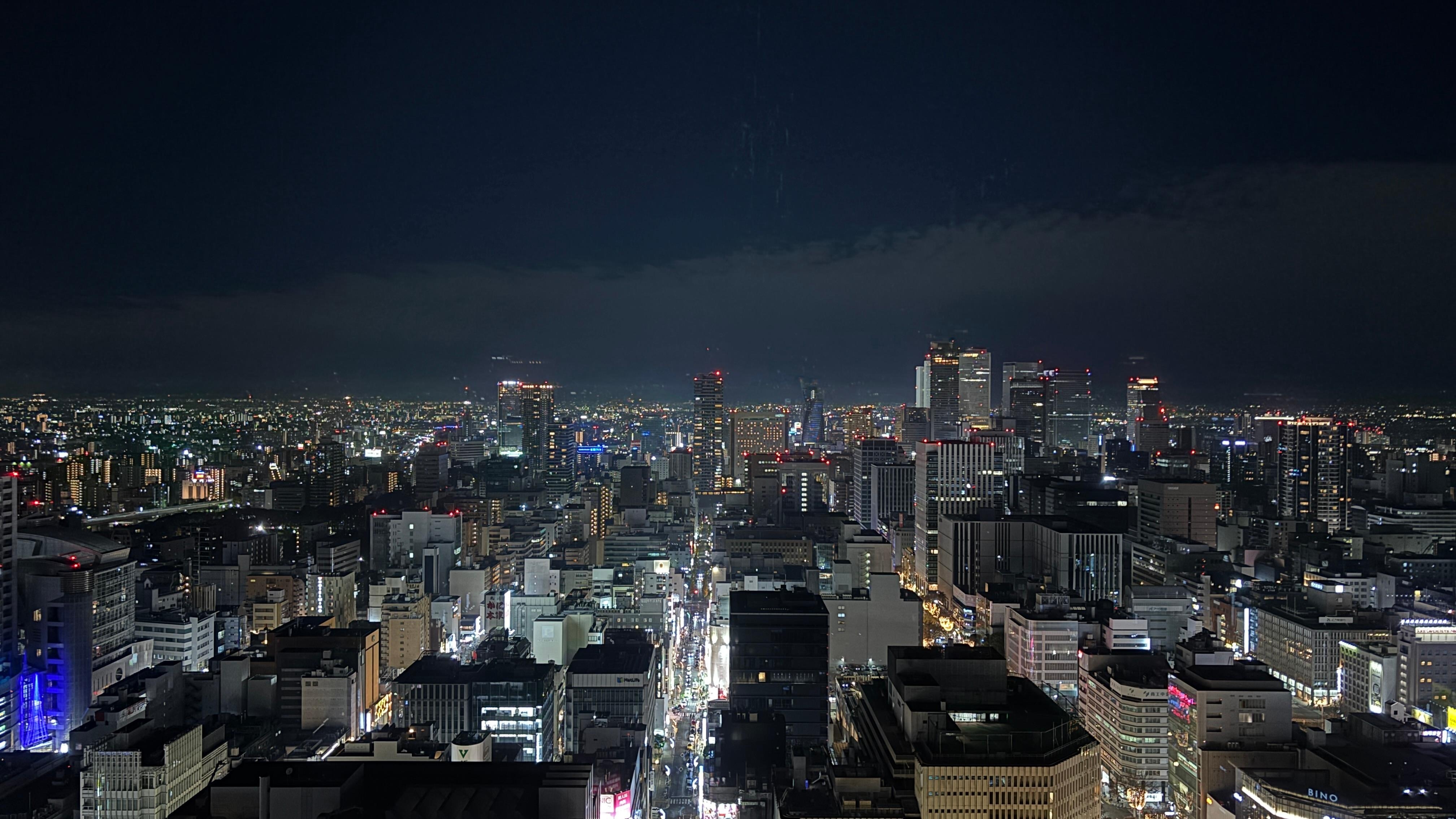 Night view from the room