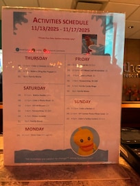 This was just somewhat a list of activities for you and the family