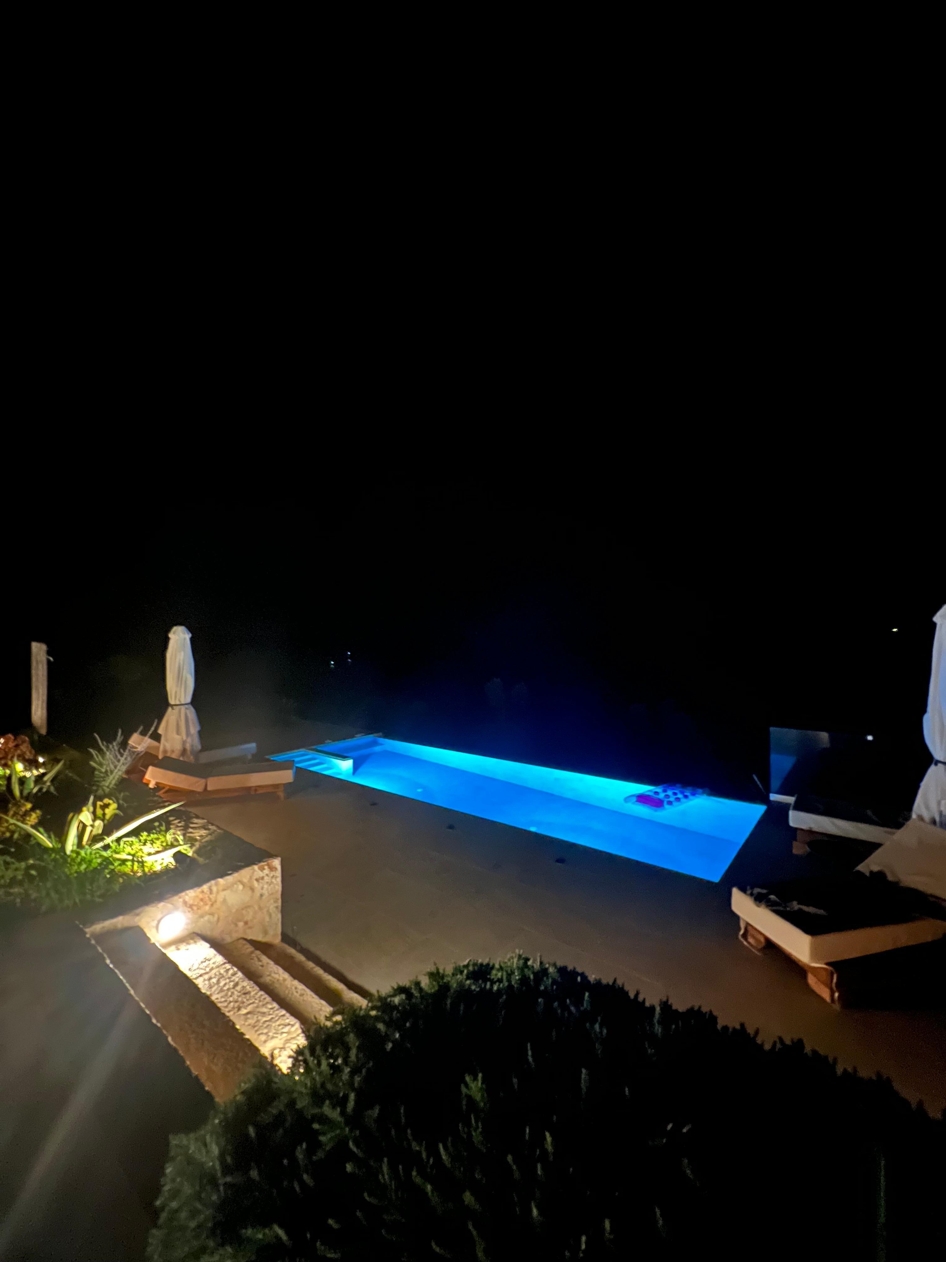 Pool at night 