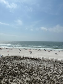 View from the balcony looking southeast