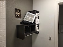 Bathroom vent just laying