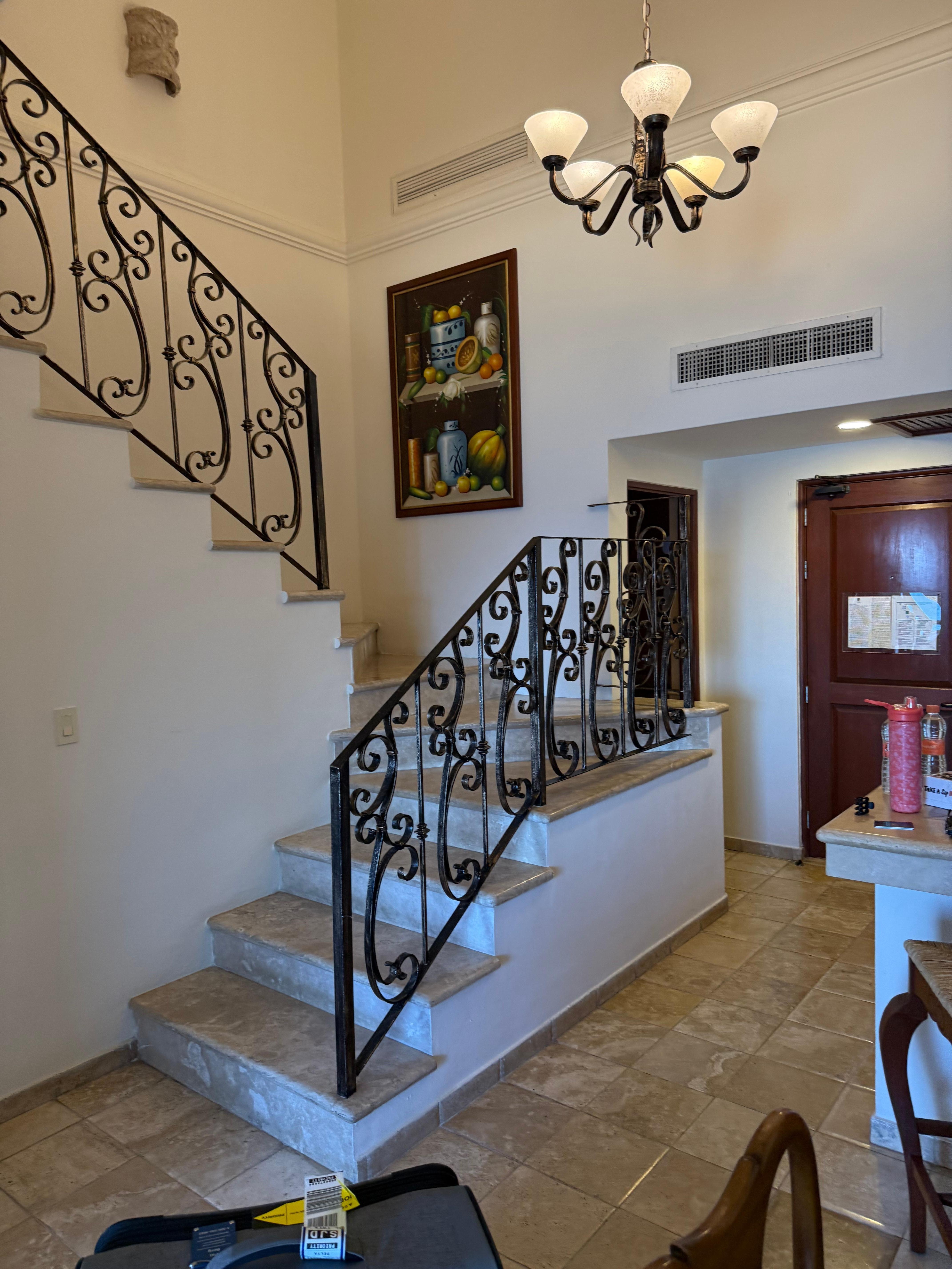 Two story two bedroom suite. 