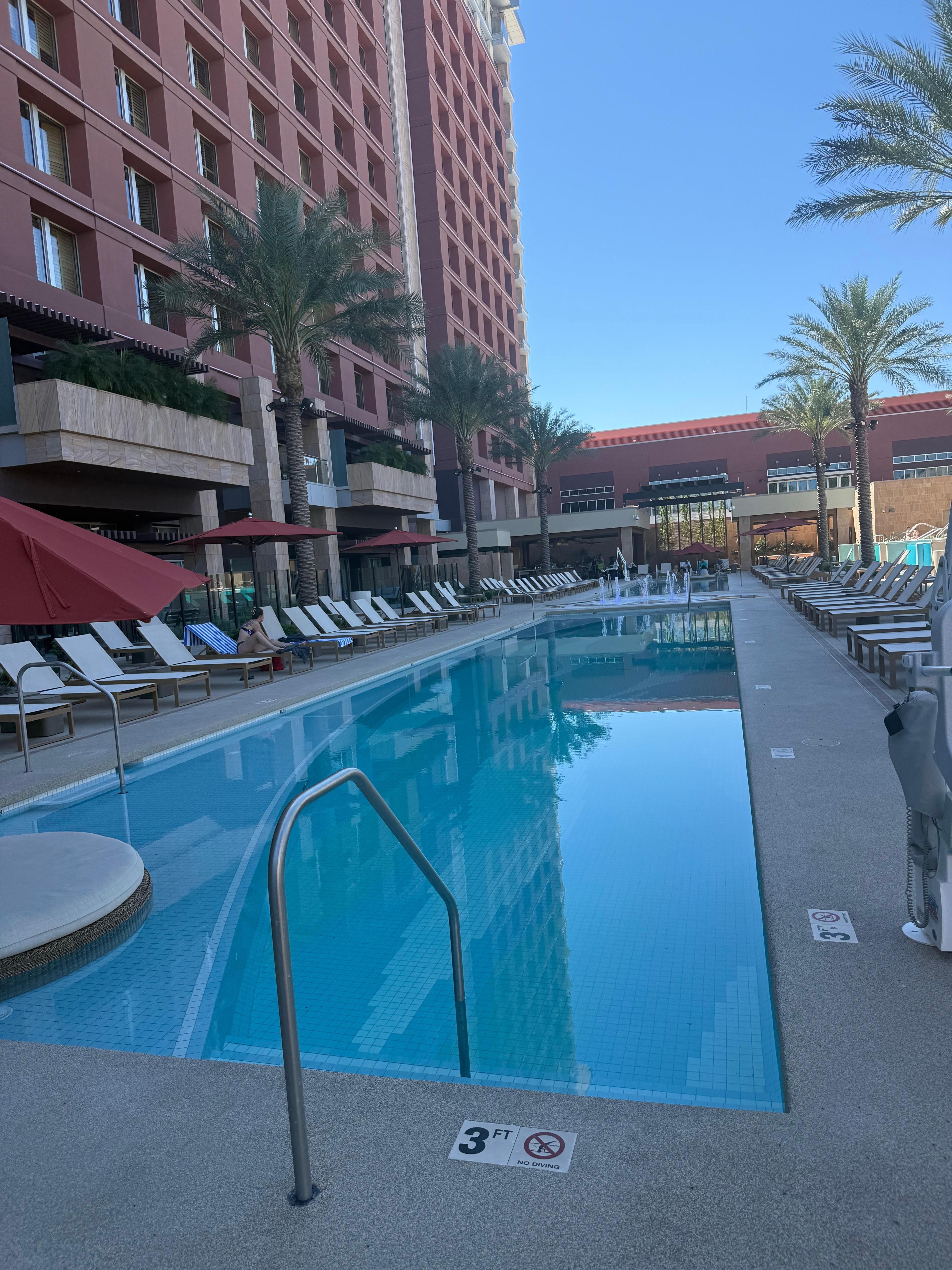 West pool - two salt water pools with sun ledges, full bar service and hot tubs.