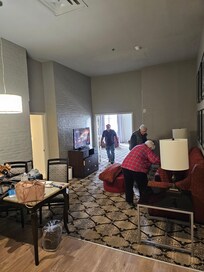 Room was large and had a kitchen.