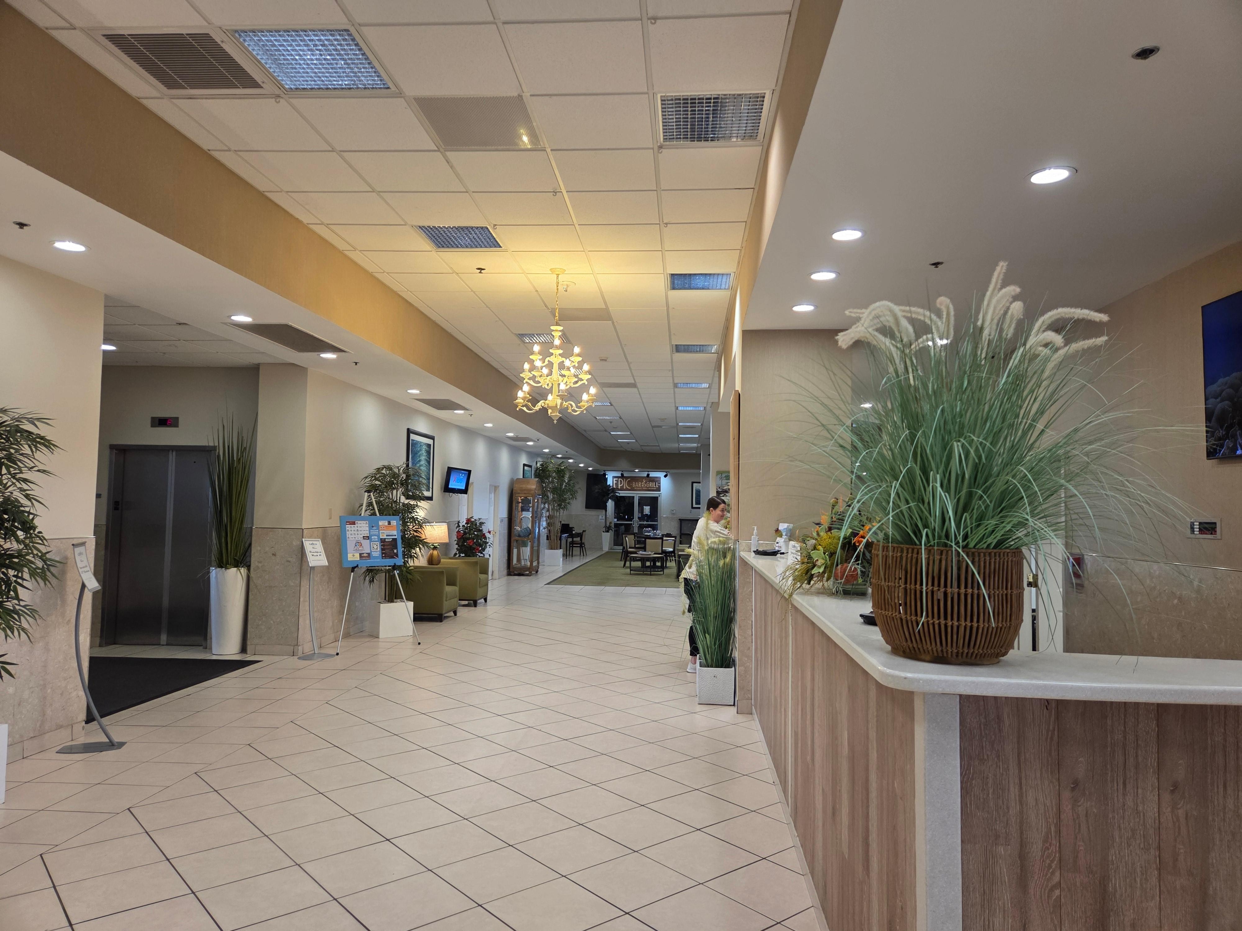 The front desk 