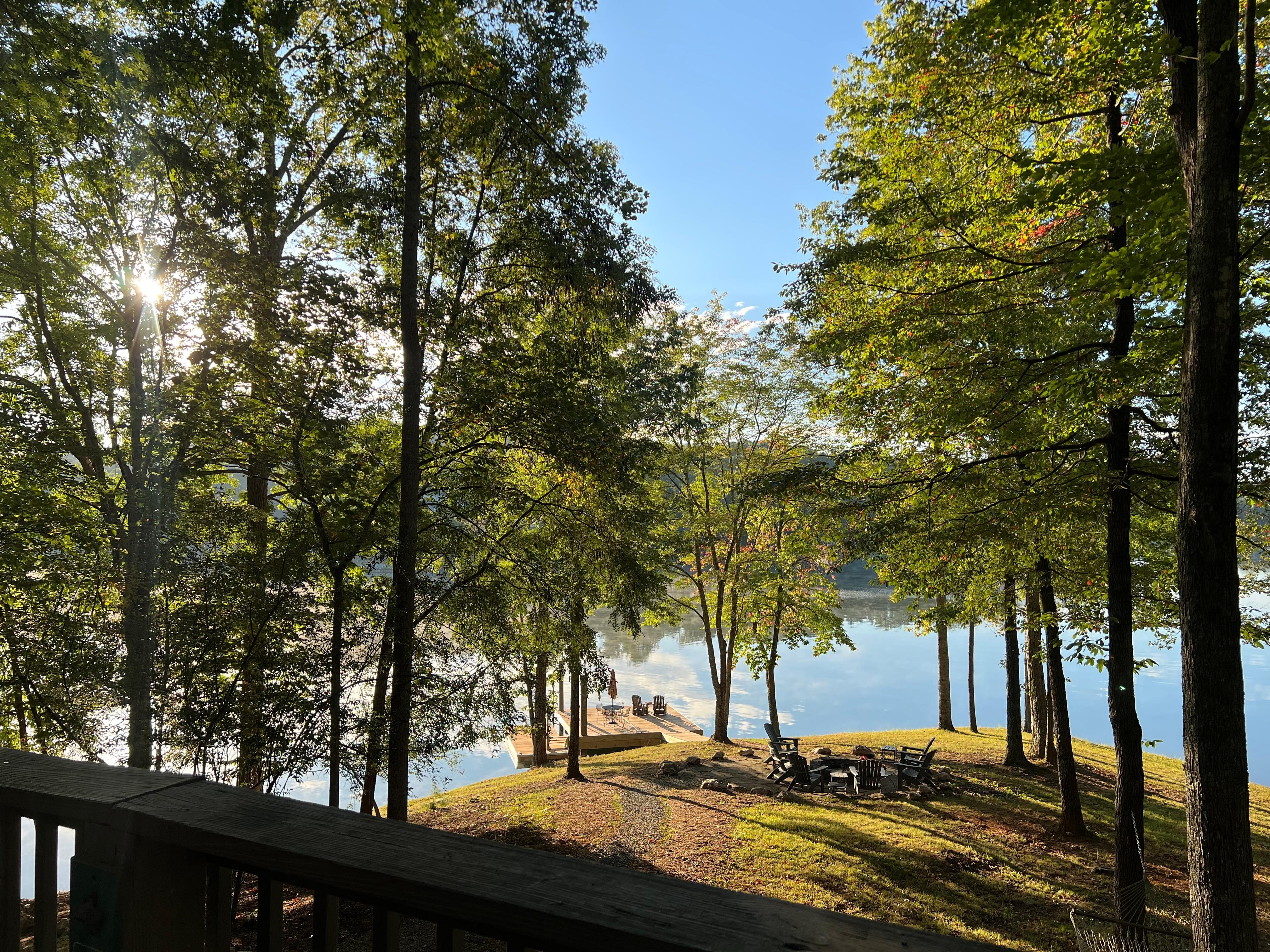 View from the second the house 