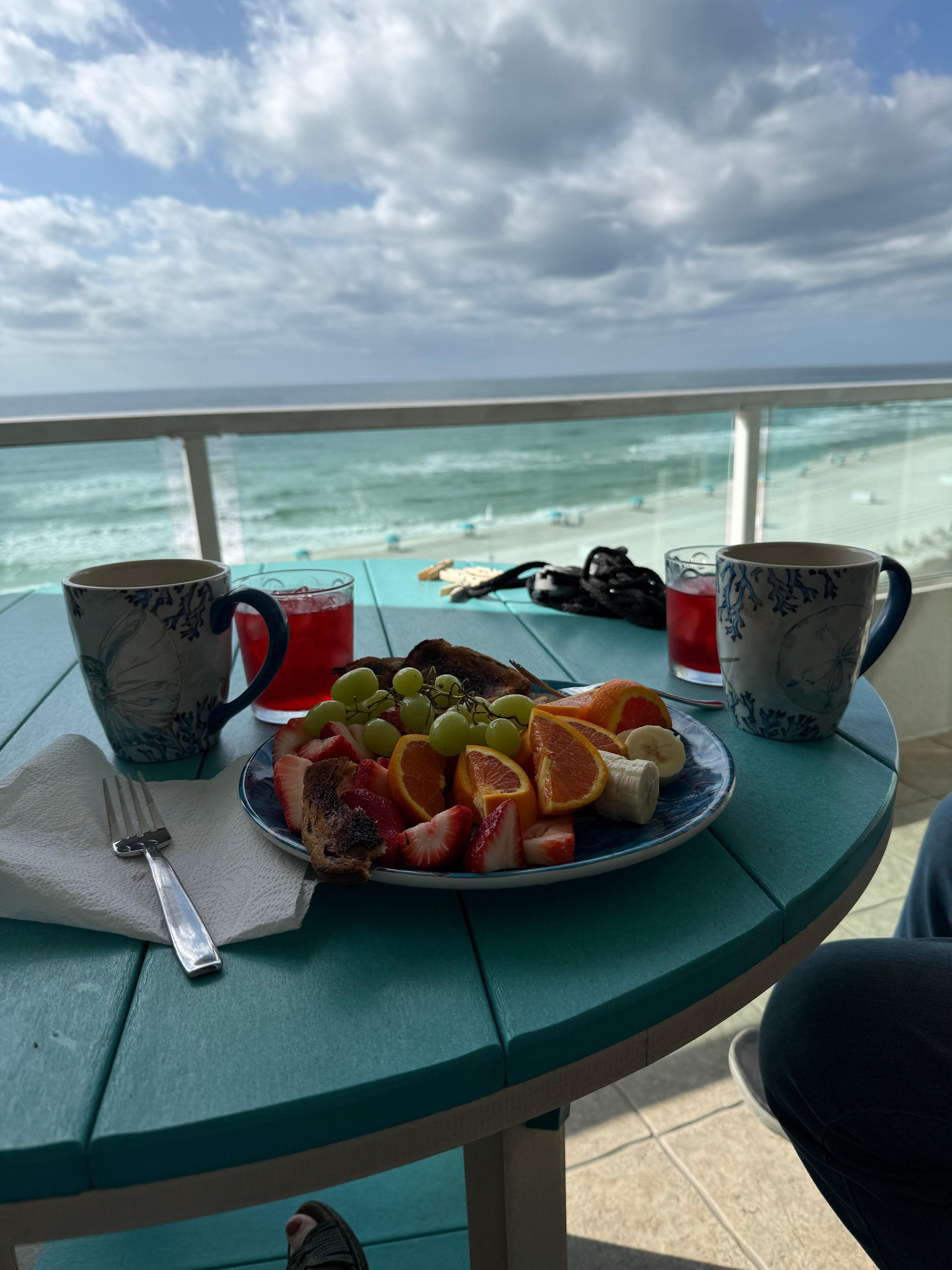 Breakfast in the balcony