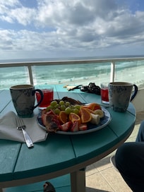 Breakfast in the balcony