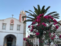 Church in front of the property